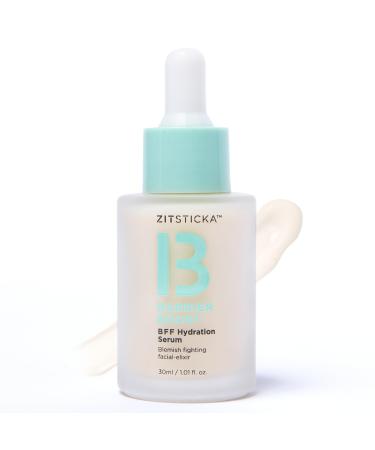 Zitsticka BFF Hydration Serum for Face - 1 Fl Oz Moisturizer for Acne Prone Dry Oily & Sensitive Skin - Dermatologist-Tested to Fight Blemishes Tighten Pores & Support Skin Barrier