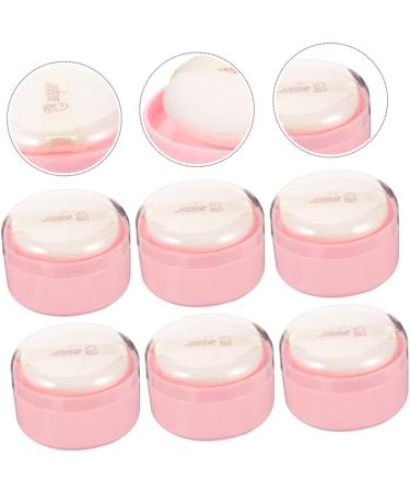 Toddmomy Baby Powder Set - 12 Pcs Body Powder Puff Box with Pink Synthetic Sponge - Compact Child-Friendly Plastic Containers - 8x6cmx2pcs Pinkx2pcs - Buy Online on GoSupps.com
