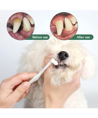 MIOYOOW 2-Pack Dog Toothbrush for Sensitive Teeth & Gums - Ultra-Soft Pet Bristles for Puppies Kittens & Small Breeds - International Shipping Available - Buy Online on GoSupps.com