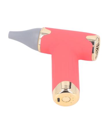 Hair Dryer Mini Dust Blower Easy To Carry 4 Levels Wind for Home for Outdoor for Cats Dogs (Red)
