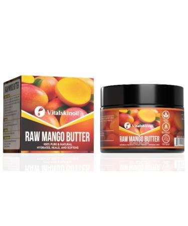 VITALSKINOIL Mango Butter Raw for skin body and hair moisturizer 100% Natural unrefined and Organic 7.05 oz - Buy Online on GoSupps.com