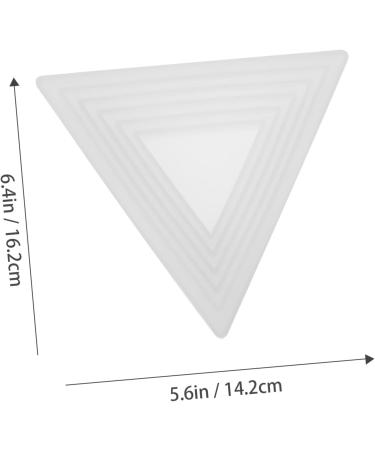 COHEALI 3 Pcs Epoxy Mold Resin Molds Number Baking Cake Stair-stepping Tray Making Tool Manual Jewelry Box Whitex3pcs 16.2X14.2cmx3pcs - Buy Online on GoSupps.com