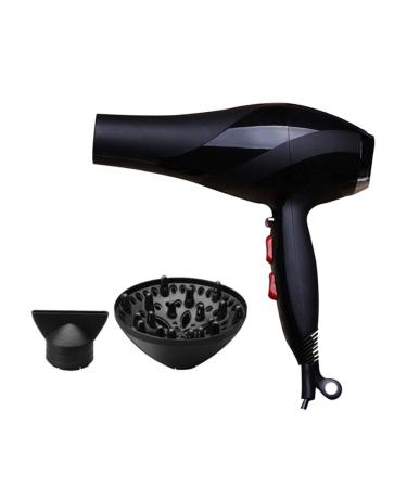3000W Power Ionic Hair Dryer Professional Salon Dry Hair Hairdryer with Diffuser and Concentrators 2 Speed and 3 Heat Settings Low Noise Blow Dryer Hanging Loop for Home and Salon Small Gift
