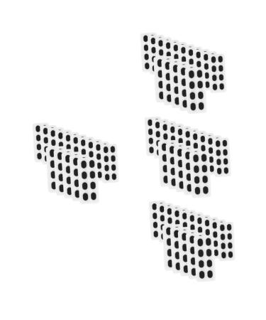 Healeeved 240 Pairs Glasses Nose Pad sponge glasses Q-handle foam glasses pads Anti-nose pads Self-adhesive nose pads for glasses nose lifter Eva sponge frame nasal clamp blackx4stk 0.9x0.1cMx4pcs