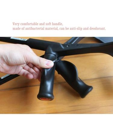 COKVBSKZ Forearm Crutches Adjustable Aluminum Alloy Forearm Crutch Open Cuff Crutches Elbow Crutches 10 Stops Adjustable in Height Lightweight and Easy Carry for Men/Women with Comfortable Grip - Buy Online on GoSupps.com