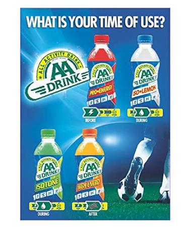 Buy AA Drink Iso Lemon Isotonic Sports Drink 24x33cl | International Shipping | Best Price 19.99 + 6 Deposit - Buy Online on GoSupps.com