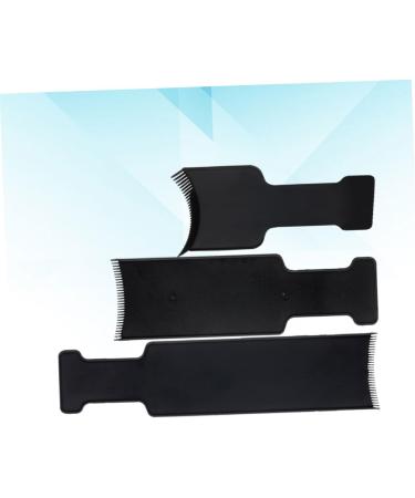 Mikikit Lot 3 Planches Teindre Cheveux Noires Courb es pour Coloration Professionnelle Coiffure Maison S paration M ches - Buy Online on GoSupps.com