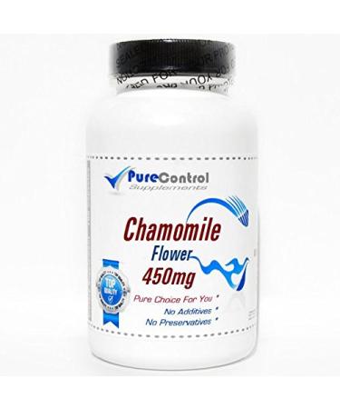 Chamomile Flower 450mg // 200 Capsules // Pure // by PureControl Supplements
