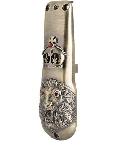 Hair Clipper Replacement Cover Cordless Haircutting and Trimming Kit Durable Exquisite Animal Head Design Hair Clipper Cover Suitable for Clippers (lion head copper color) - Buy Online on GoSupps.com