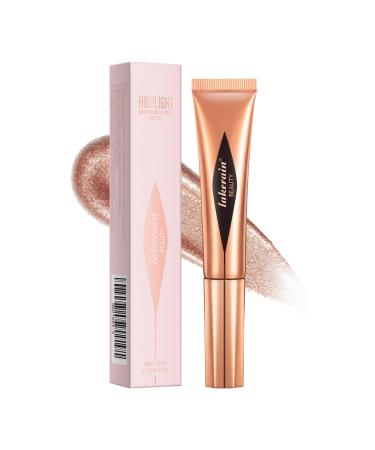 Cream Contour Beauty Wand Highlighter Contour Blush with Cushion Liquid Highlighter Face Bronzer Natural Super Silky Cream Blush Stick Beauty Makeup ( # Color 04) # Color 04 1 piece (1 Pack)