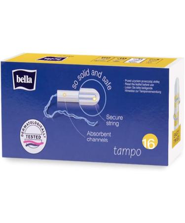 Bella Tampo Regular Tampons - Easy Twist System 5 Packs of 16 | Ideal for Beginners - International Shipping Available - Buy Online on GoSupps.com