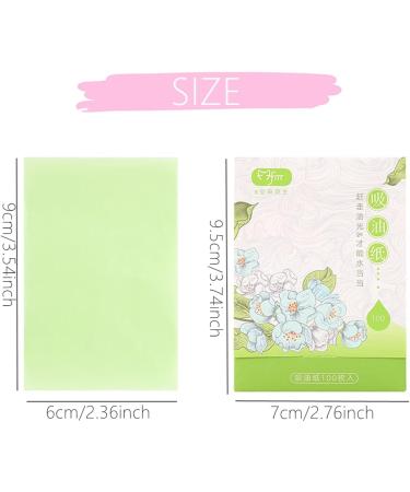 Oil Absorbing Blotting Paper 400 Sheets - Control Oil, Reduce Shine - Blue, Green, Brown, Pink - for Oily Skin - 1 Count (Pack of 1) - Buy Online on GoSupps.com