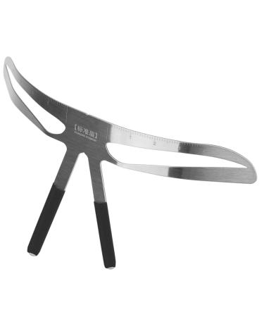 Beavorty Eyebrow Line Rulers makeup stencil tattoo eyebrow templates stainless tattooing eyebrow stencil mold ruler balance girl