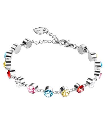 Jeroot Magnet Arm Band women magnetic bracelets for women-ultrastarkes Titanstahl Magnet bracelet gift with distance tool color