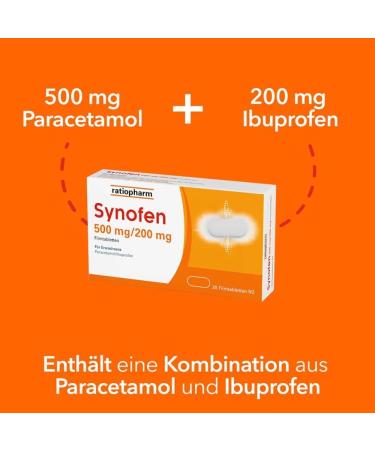 Synofen 3x20 Film-Coated Tablets & Vitenda Hand Cream - Fast Strong Pain Relief | International Shipping - Buy Online on GoSupps.com