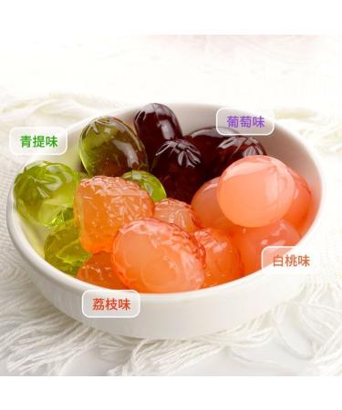 Assorted Mango Flavor Soft Candy Peelable Fruit Fudge white peach Peeling Fruit Fudge Peeling Chewing Candy Hawthorn Candy Wedding Candy Hand peeled candy Chinese Snacks (Green Grapes 1bag) Green Grapes 1bag - Buy Online on GoSupps.com
