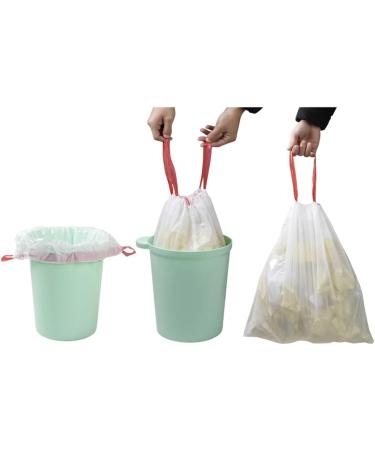 Doryh 6 Gallon White Drawstring Trash Bags/Office Garbage Bags 120 Bags - Buy Online on GoSupps.com