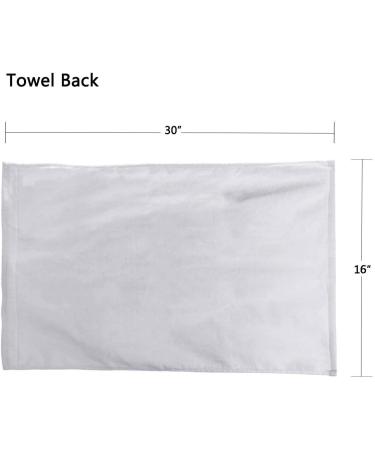Naanle Flamingo Print Guest Hand Towel - Soft & Stylish 16x30 White Towel for Bathroom, Hotel, Gym & Spa - Buy Online on GoSupps.com