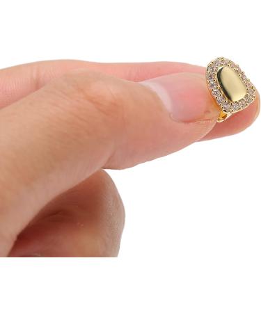 Shining Gold Hip Hop False Tooth Decoration for Halloween & Festivals | Unique Teeth Bling for Men & Women - Buy Online on GoSupps.com