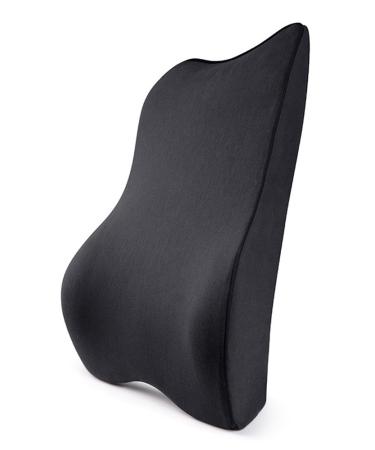 Tektrum Orthopedic Entire Back Support Full Lumbar Cushion for Home/Office Chair Car Seat - Ergonomic Thick 3D Design Fit Body Curve - Best for Back Pain Relief Improve Posture - Black (015-A)