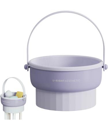 Cosmetic Cleaning Box Portable Cosmetic Tool Washing Bowl Silicon Brush Cleaner Pad 300g Makeup Brush Washing Box Cosmetic Cleaning Mat Scrubber Bowl Pad for Makeup Sponge Powder Puff Brushes Purple - Buy Online on GoSupps.com
