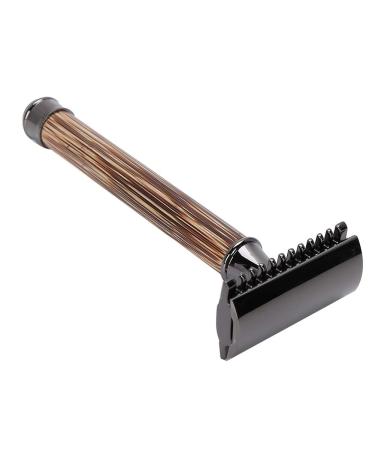 Manueller razor Double edge razor Bamboo handle mustache removal Traditional razor -based shaver for men Bart Women Body Hearrium