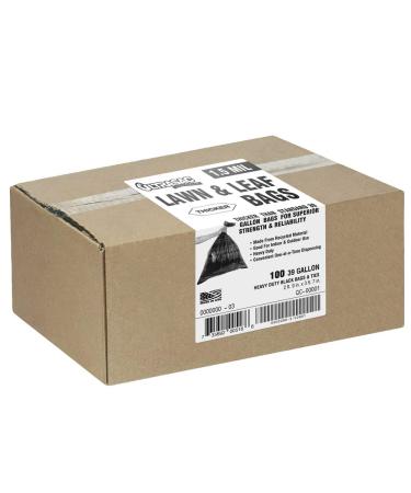 Ultrasac 39 Gallon Garbage Bags (HUGE 100 Pack) 33" x 43" Heavy Duty Industrial Yard Waste Bag - Professional Outdoor Trash Bags for Contractors and more (Pack of 100) (769646) 1 -(Pack of 100)