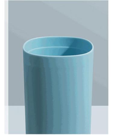 Digjobk Portable Toothbrush Cup & Toothpaste Container - Multifunctional Travel Wash Cup Organizer for Outdoor & Bathroom (Blue) - Buy Online on GoSupps.com