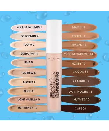 Collection Cosmetics Lasting Perfection Hydrating Serum Concealer in Nutmeg - Lightweight Coverage for Radiant Skin - Buy Online on GoSupps.com