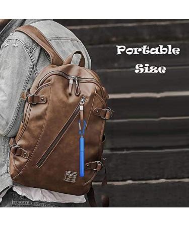Reusable straw collapsible and portable telescopic stainless steel comes with cleaning tool travel case and colored tips (Silver) - Buy Online on GoSupps.com