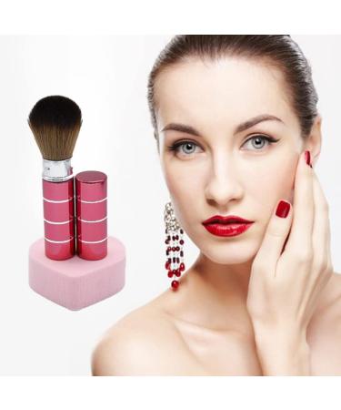 1PC Retractable Powder Brush Travel Nail Dust Brush Portable Face Blush Brush with Cover Red - Buy Online on GoSupps.com
