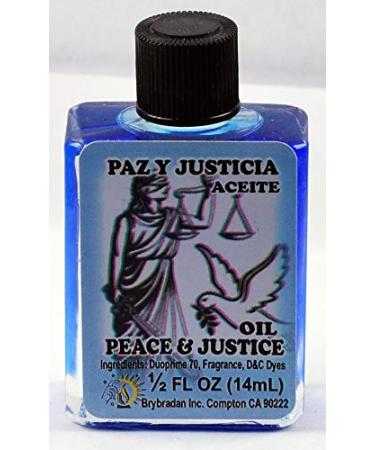 MW BRYBRADAN Peace & Justice Oil/PAZ Y JUSTICIA ACEITE 1/2 FL OZ 14.7ML PEACE & JUSTICE 1 Fl Oz (Pack of 1)