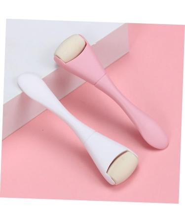 WOONEKY Oil Removal Roller Face Lift Roller Handheld Face Roller Skin Care Roller Oil Absorbing Volcanic Roller Volcano Stone Roller Face Sculpting Tool Rolling Volcano Stone Face Massager 10.30X2.70X1.50CM White - Buy Online on GoSupps.com