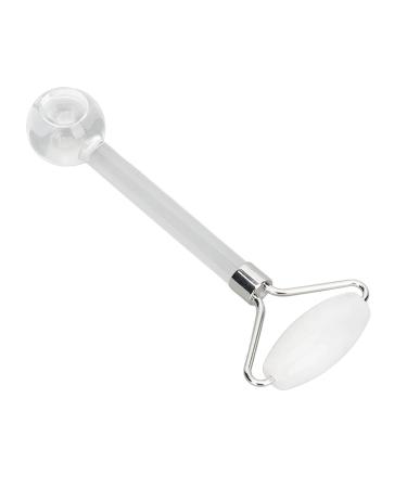 Jade scooter facial skin scooter massager 2-in-1 facial scooter massage device facial scooter eye-ice massage white jade stone facial lifting portable skin care tool for home