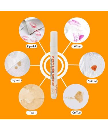 Stain Remover Pen - Wash Free Bleach Pen for Clothing | Remove Coffee Food Red Wine & Lipstick Stains | 3 Pack - Buy Online on GoSupps.com