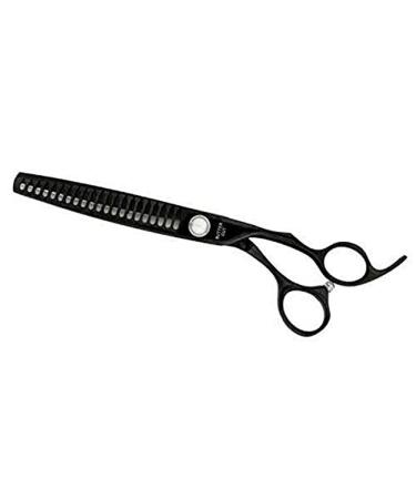 Geib GE9989 85 Pearl Left Handed Shear Texturizer, Black