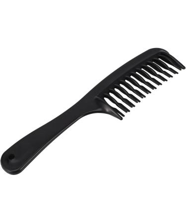 VENYAA 4X Black Double Row Tooth Detangler Hair Comb Shampoo Comb with Handle for Long Curly Wet Hair - Buy Online on GoSupps.com