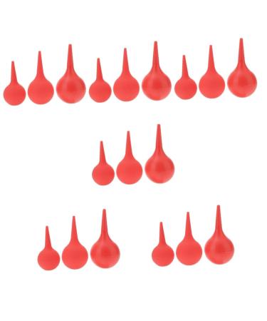 ULTECHNOVO 18 Pcs Rubber Squeeze Limpiador De Rubber Blower Nozzle Ear Washing Tool Ear Cleaner Tool Ear Hand Bulb Blowing Ear Cleaners Dust Blower Baby Dust Ball Squeeze Ball