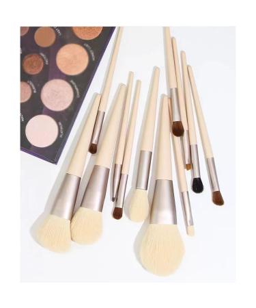 12-Piece Makeup Brush Set | Soft Animal Hair | Eye Shadow Powder & Blusher Brushes | Black (185mm) | International Shipping - Buy Online on GoSupps.com