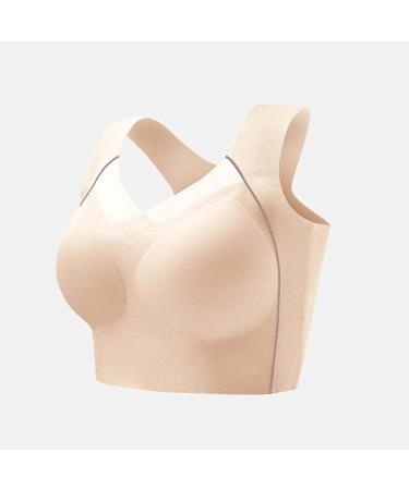 Shop Women's Fitness Set - Wireless Bralettes & Breathable Bras (5XL Beige) | International Shipping - Buy Online on GoSupps.com