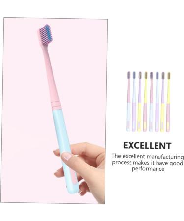 Minkissy 8-Pack Extra Soft Macaron Toothbrushes - Ergonomic Travel & Home Oral Care - Buy Online on GoSupps.com