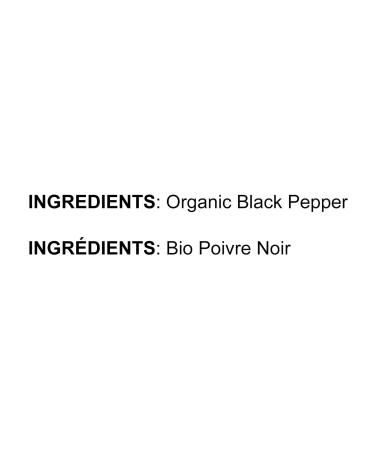 Organic Black Pepper 1 Pound - Whole Dried Peppercorns | Non-GMO, Kosher, Vegan | Bulk Seasoning for Grinder Refill - Buy Online on GoSupps.com