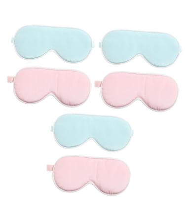 GLEAVI 6 Pcs Baby Eye Mask Sleeping Eye Shades for Sleep Travel Blindfold Pumpkin Leaf Bags Eye Patch Children Eye Mask Night Eye Shield Blindfolds for Kids Newborn Cover Eyes Goggles