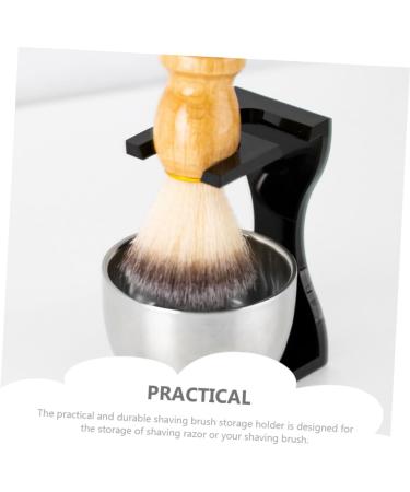 Angoily 3-Piece Beard Brush Holder Set - Stylish Acrylic Organizer for Man's Bathroom & Toilet Paper Storage - Buy Online on GoSupps.com