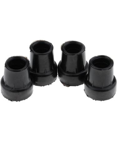4pcs Anti-skid Stable Shock Absorb Walking Stick End Crutch Cane Tips 19mm - Black 19mm - Buy Online on GoSupps.com