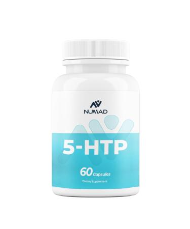 NUMAD 5-HTP 200 MG Plus Calcium for Mood Sleep Supports Calm and Relaxed Mood 60 Count