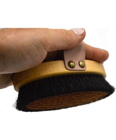 Professional Energy Body Brush Oval Shape | Beech Wood | The Energetic One - Enhance Your Wellness and Skincare Routine - Buy Online on GoSupps.com