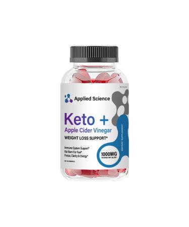 (Single) Applied Science Keto - Applied Science Keto+Apple Cider Vinegar Gummies (60 Gummies)