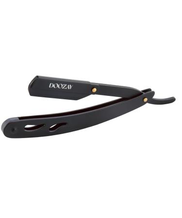 Premium Straight Razor for Men - Single Blade Cutthroat Razor with 10 Replaceable Stainless Steel Blades - Barber Straight Edge Razor Kit (Black - Buy Online on GoSupps.com