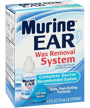 Murine Ear Wax Removal System - 0.5 Oz | Gentle Ear Care Solution - Buy Online on GoSupps.com